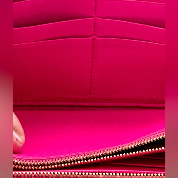 Celine Bicolor Pink/ Tan Continental Wallet - Picture 14 of 14